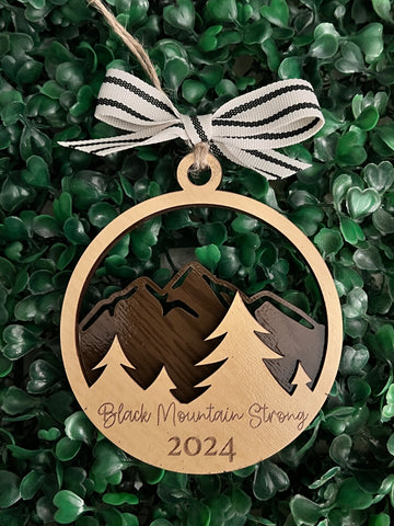 Black Mountain Strong Christmas Ornament