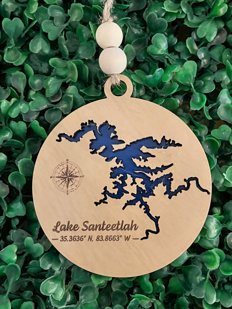 Lake Santeelah, NC Christmas Ornament