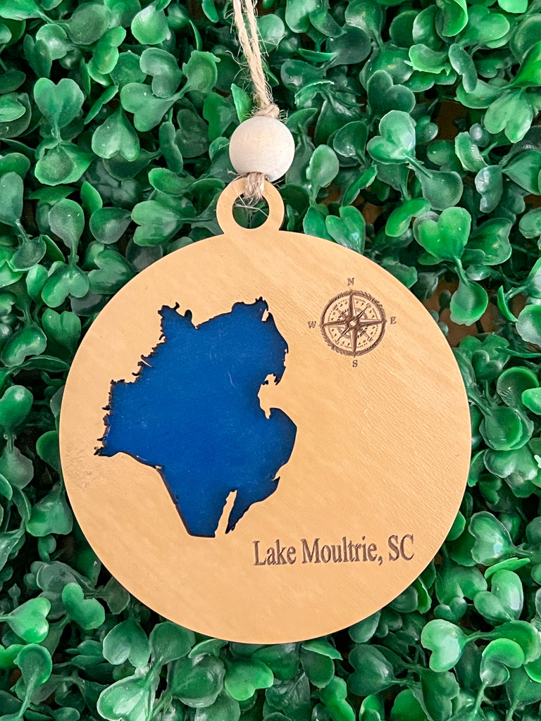 Lake Moultrie SC Christmas Ornament