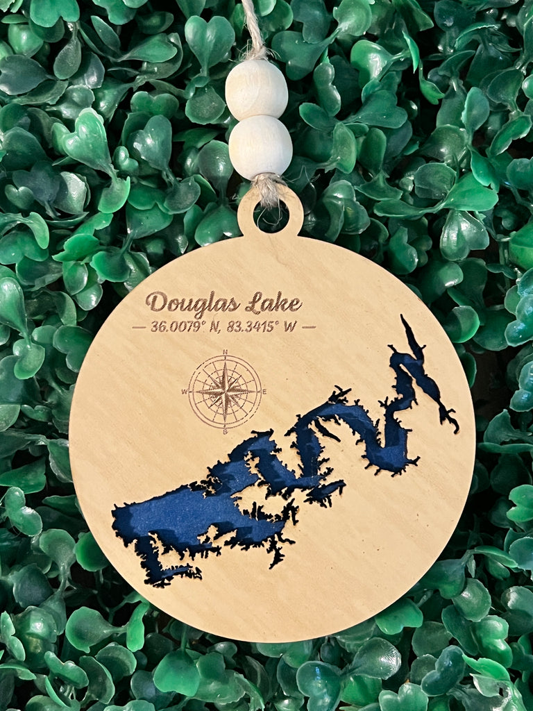 Douglas Lake Tennessee Christmas Ornament