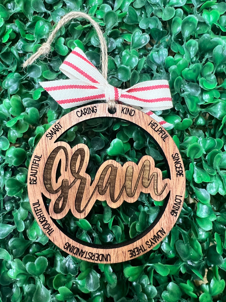 Gram Christmas Ornament
