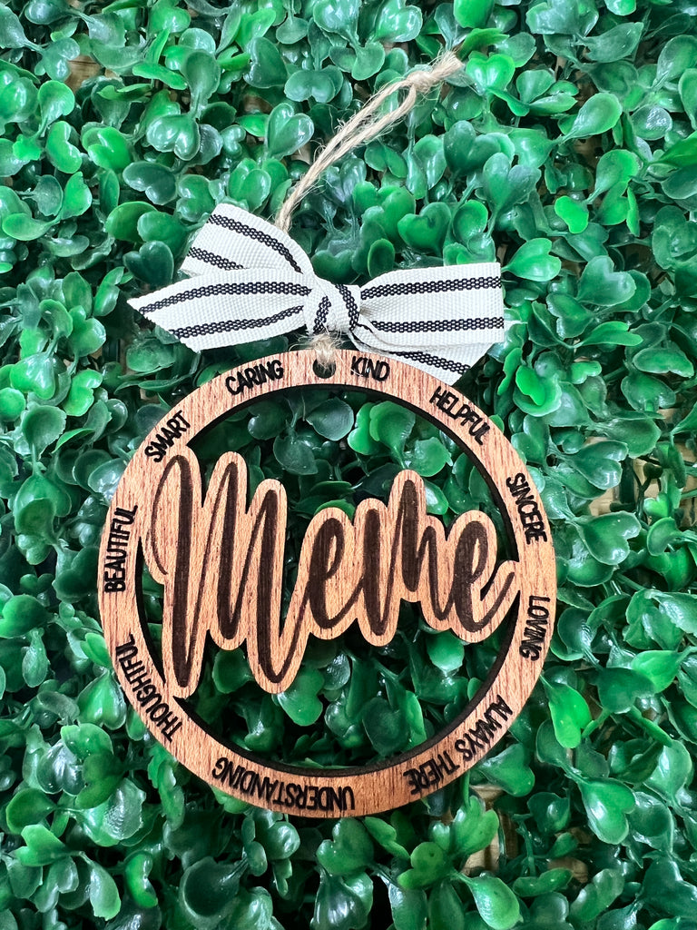 Meme Christmas Ornament
