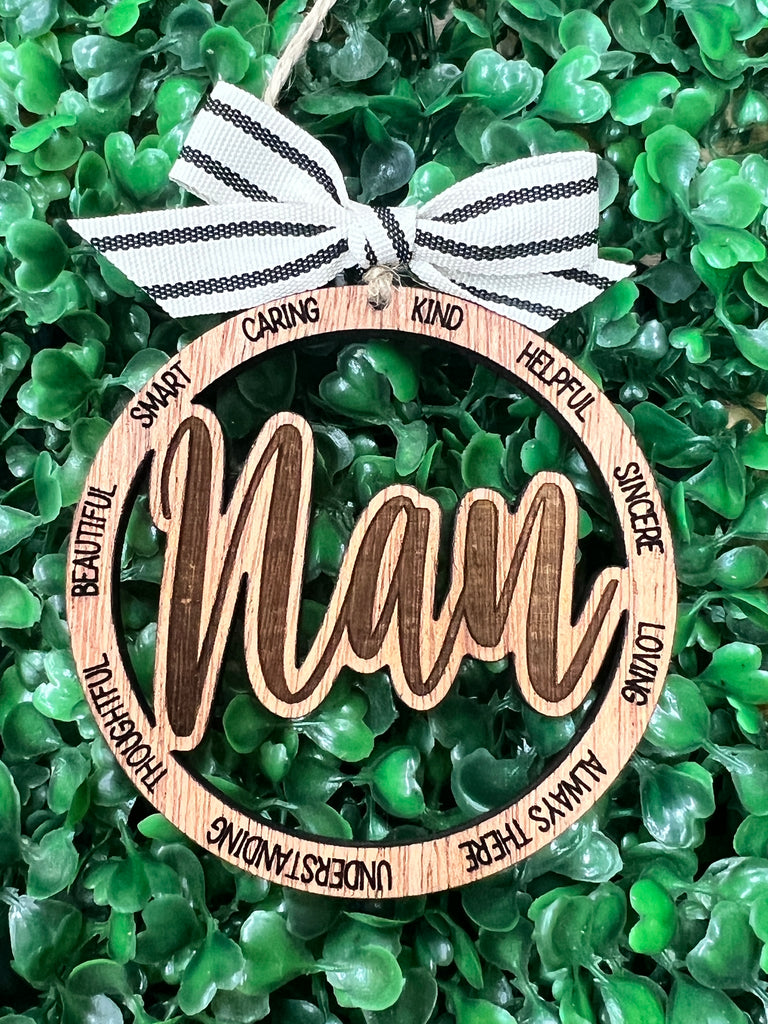 Nan Christmas Ornament