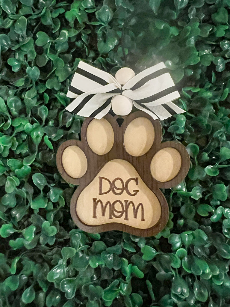 Dog Mom Car Charm