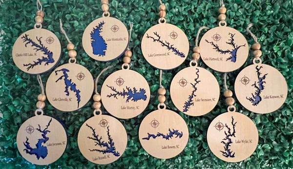 Lake Christmas Ornaments