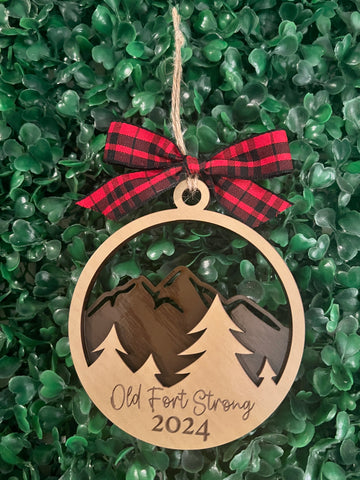 Old Fort Strong Christmas Ornament