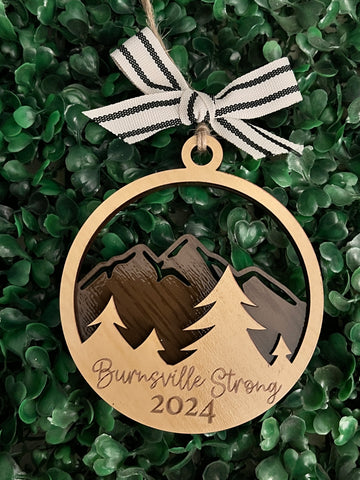 Burnsville Strong Christmas Ornament