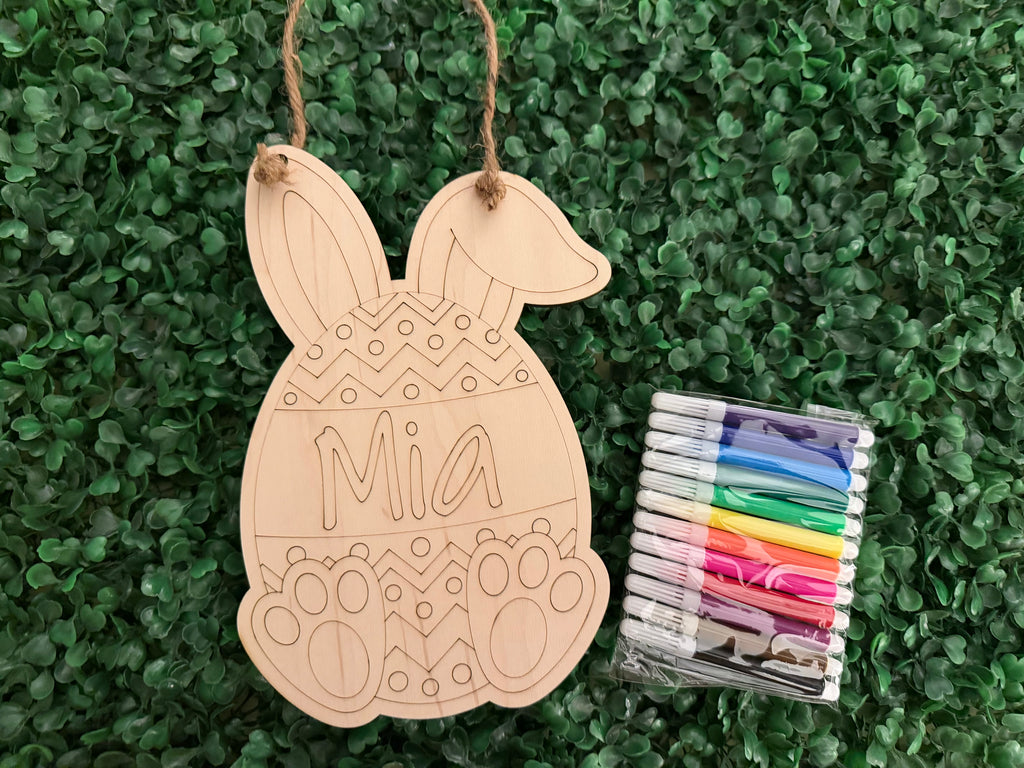 DIY Personalized Kid's Easter Egg Paint Kit
