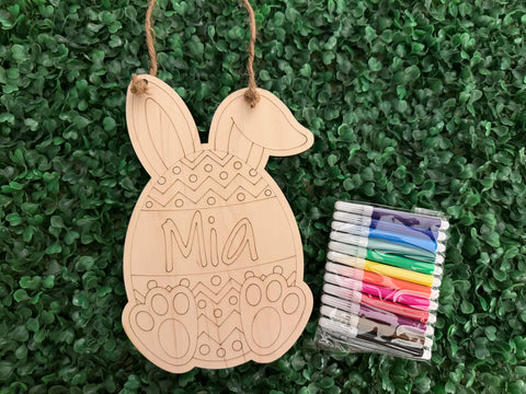 DIY Personalized Kid's Easter Egg Paint Kit