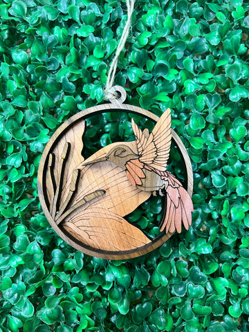 Deluxe Hummingbird Christmas Ornament