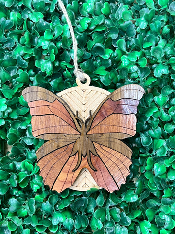 Deluxe Butterfly Christmas Ornament