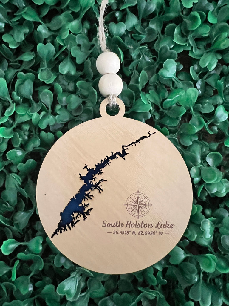 South Holston Lake Tennessee Christmas Ornament