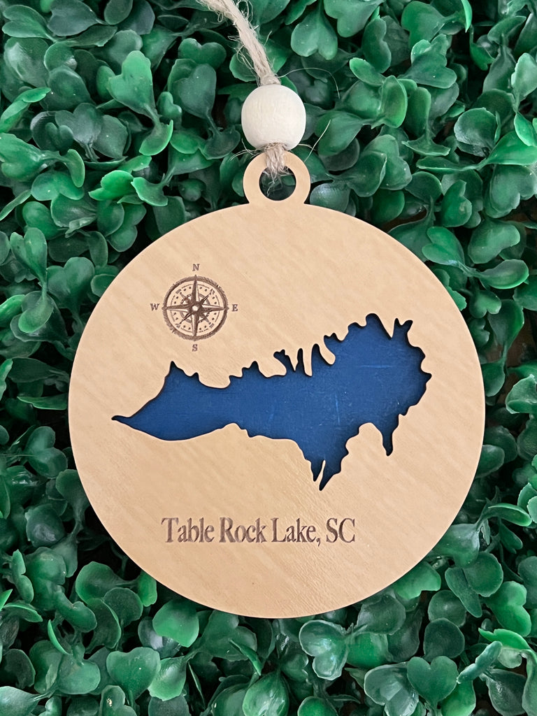 Table Rock Lake SC Christmas Ornament