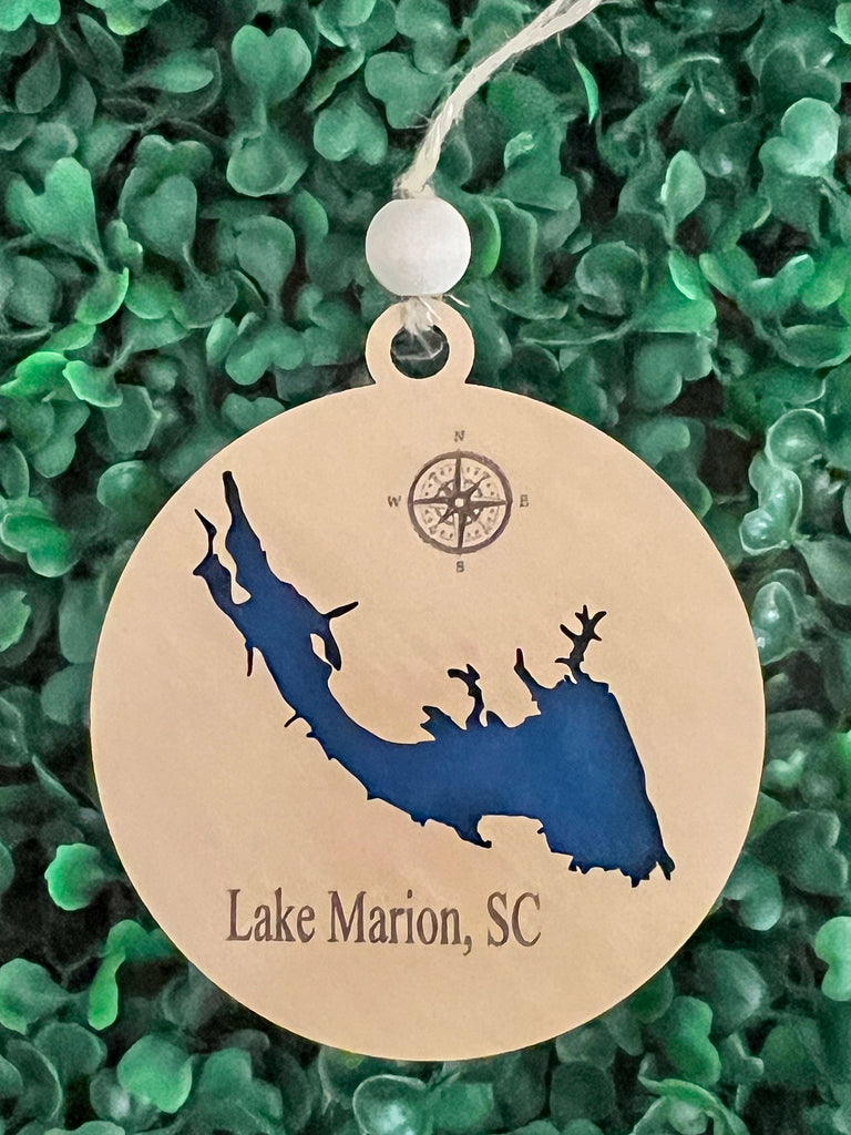 Lake Marion SC Christmas Ornament