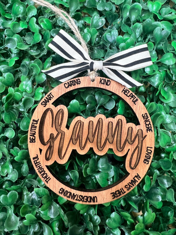 Granny Christmas Ornament