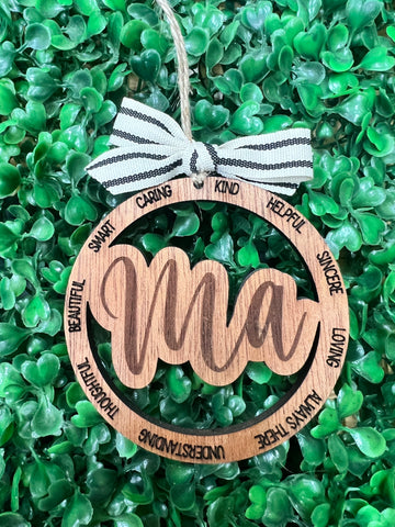 Ma Christmas Ornament