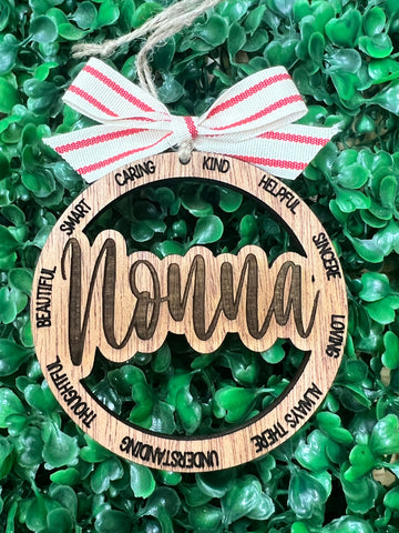Nonna Christmas Ornament