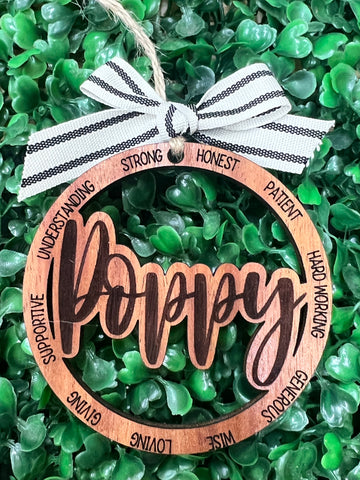 Poppy Christmas Ornament