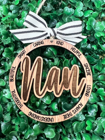Nan Christmas Ornament