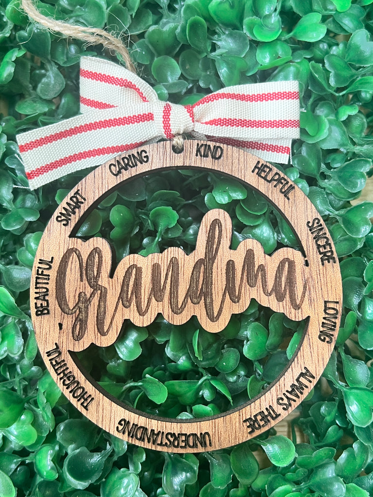 Grandma Christmas Ornament