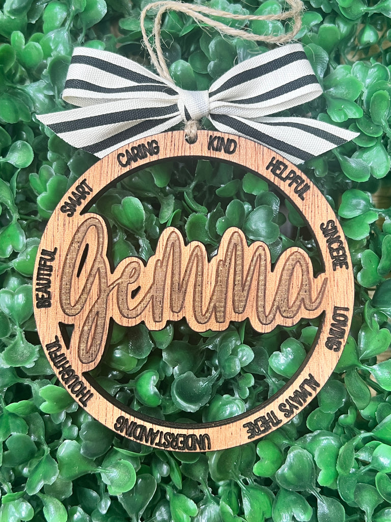 Gemma Christmas Ornament