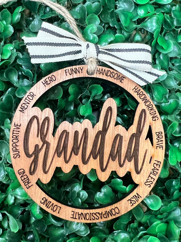 Grandad Christmas Ornament