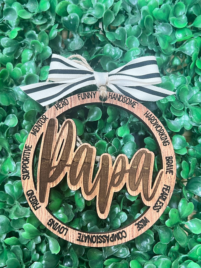 Papa Christmas Ornament