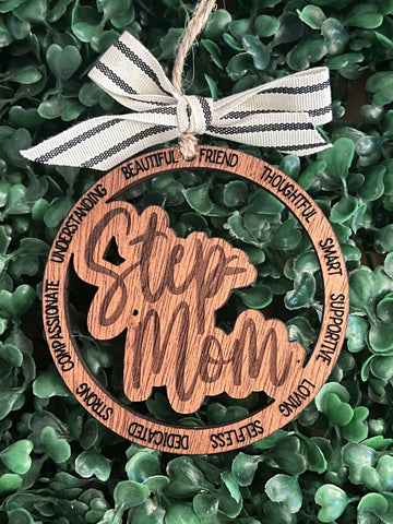 Step Mom Christmas Ornament