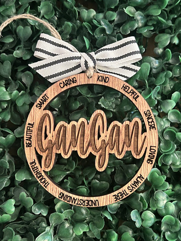 Gan Gan Christmas Ornament