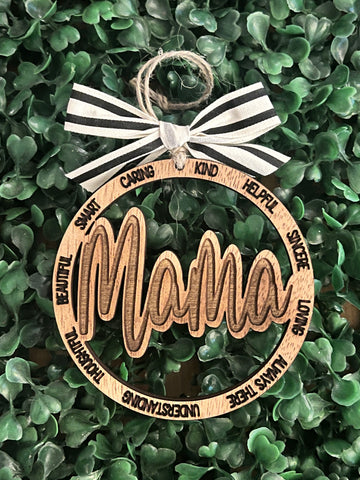Mama Christmas Ornament