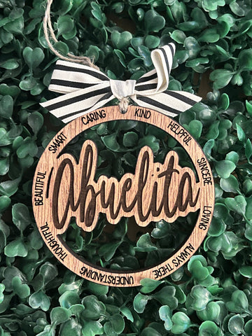 Abuelita Christmas Ornament
