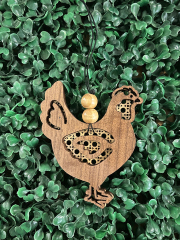 Chicken Car Charm