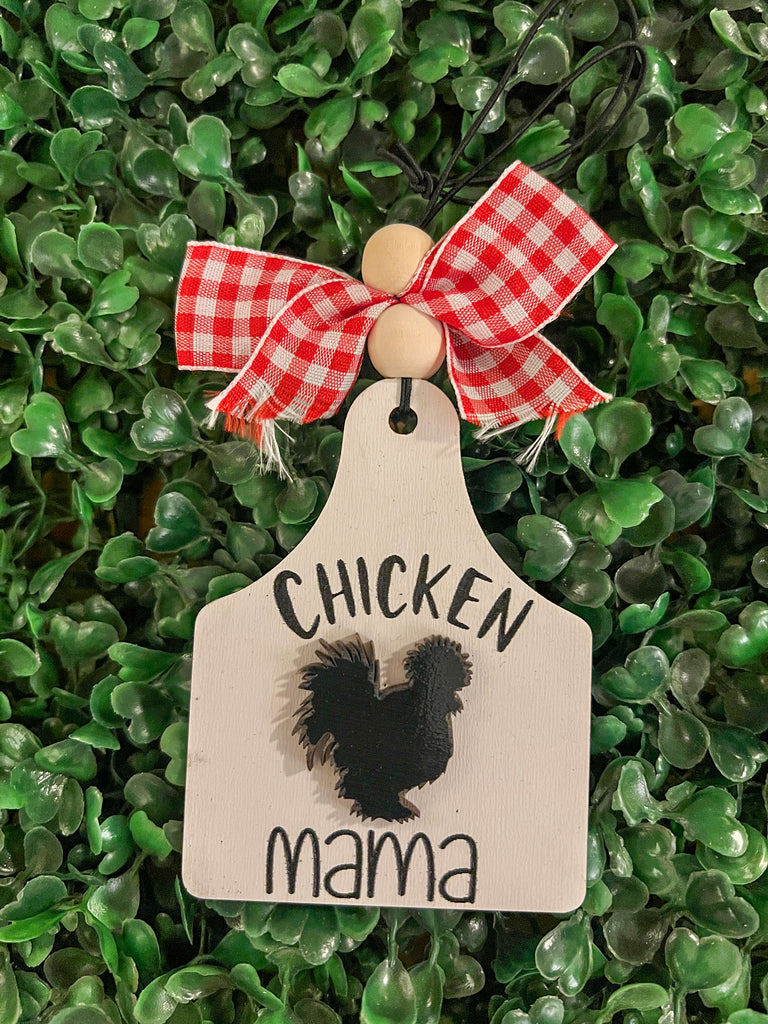 "Chicken Mama" Car Charm