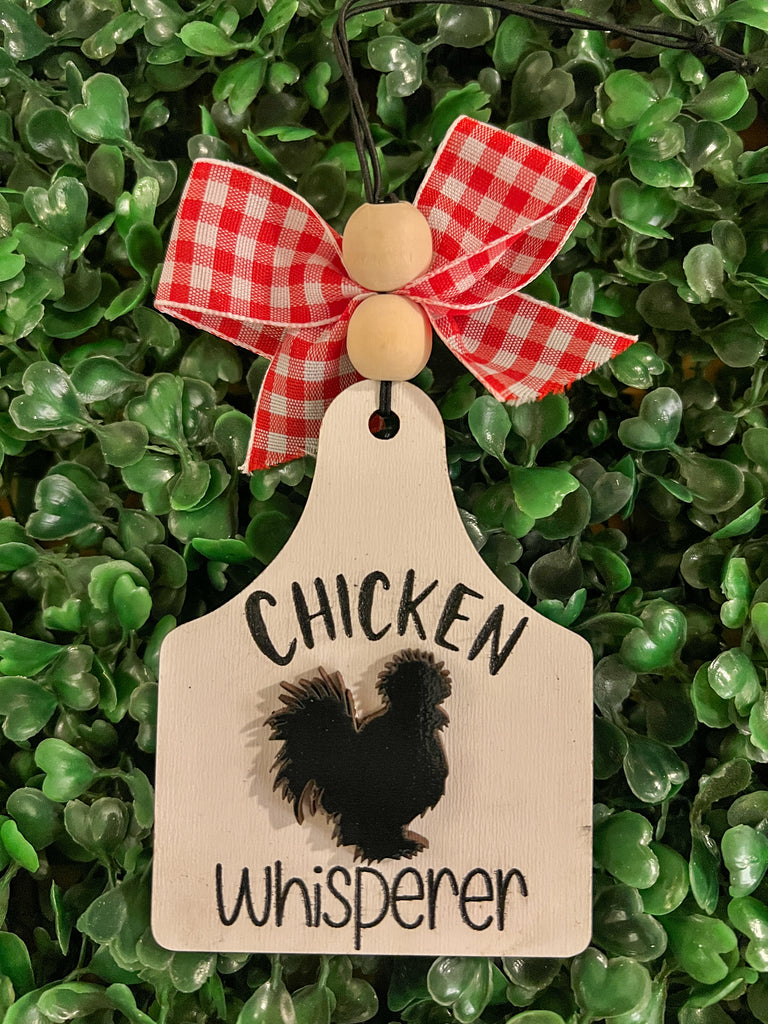 "Chicken Whisperer" Car Charm