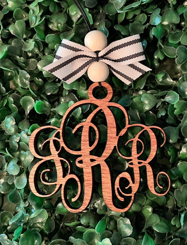 Personalized Monogram Car Charm