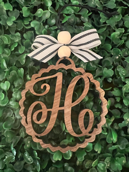 Initial Car Charms