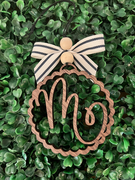 Initial Car Charms
