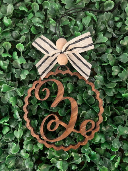 Initial Car Charms