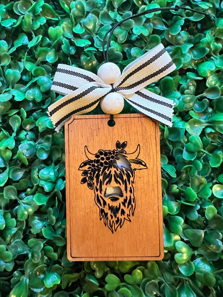 Laser Cut Essential Oil Car Freshener