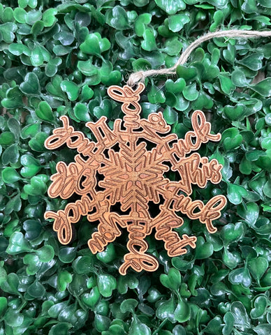 F*$k it All Christmas Ornament