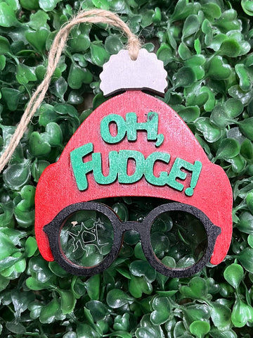 Oh Fudge Christmas Ornament