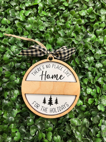 There's No Place Like Home Personalized Zip Code Ornament