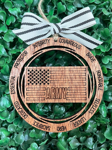 Army Christmas Ornament