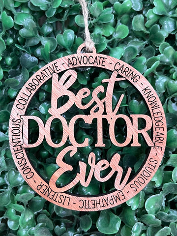 Best Doctor Ever Christmas Ornament