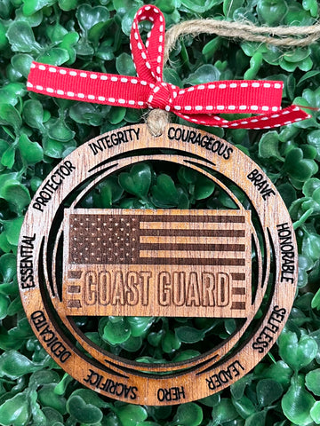 Coast Guard Christmas Ornament