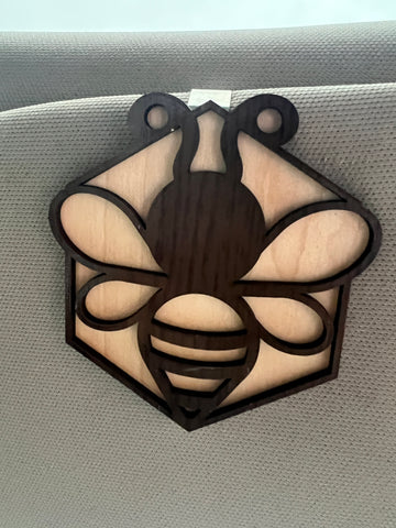 Queen Bee Car Visor Clip On Charm