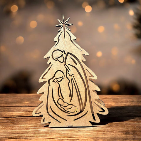 Nativity Votive Holder
