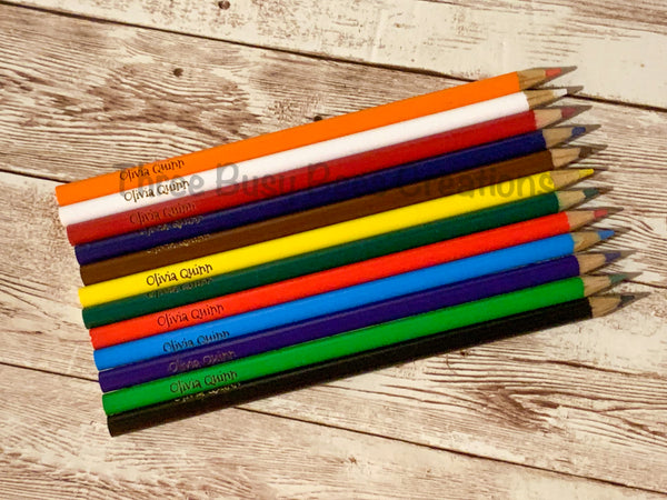 Personalized Engraved Pencils