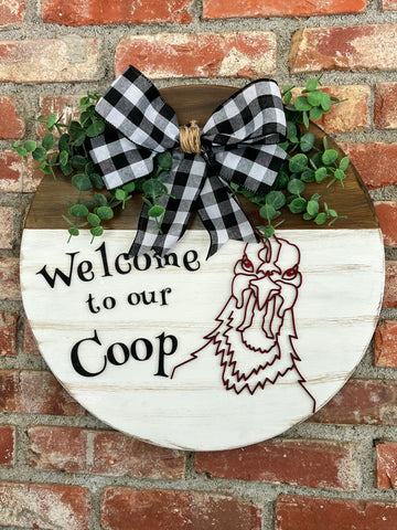 Welcome to Our Coop Door Round