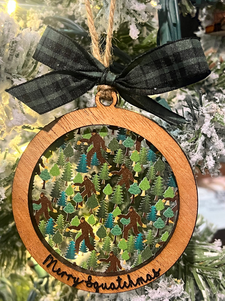 Merry Squatchmas Ornament